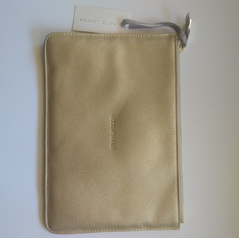 Good As Gold Clutch NWT Katie Loxton London